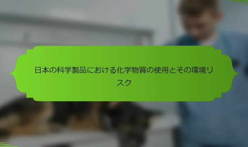 日本の科学製品における化学物質の使用とその環境リスク